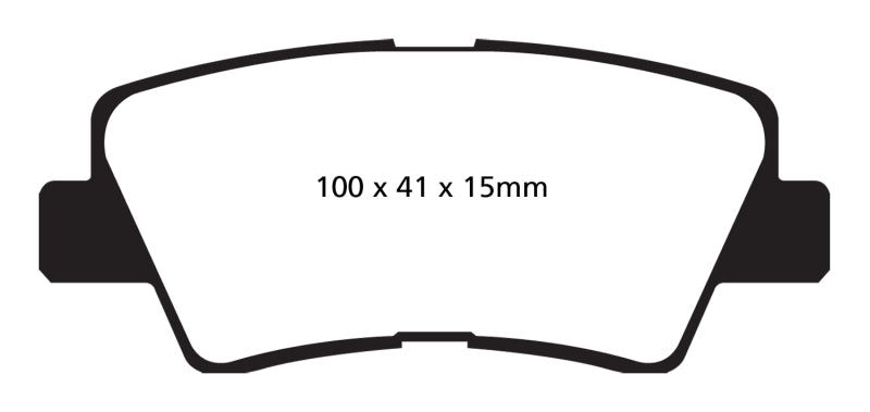 EBC 09-11 Hyundai Azera 3.3 Ultimax2 Rear Brake Pads