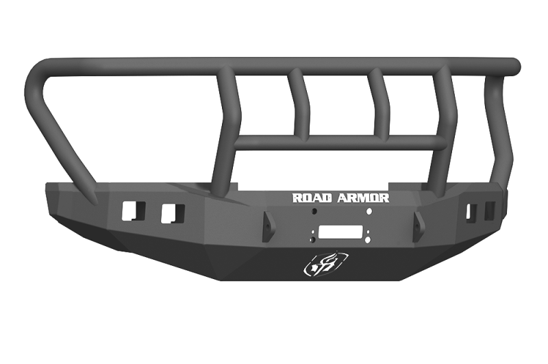 Road Armor 17-20 Ford F-250 Stealth Wide Fender Front Winch Bumper w/Titan II Guard - Tex Blk