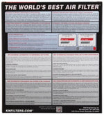 K&N 06 BMW M5 5.0L-V10 (Right) Drop In Air Filter