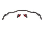 BMR 15-22 S550 Mustang Sway Bar Kit Front Hollow 38mm 3-Hole Adjustable Black Hammertone