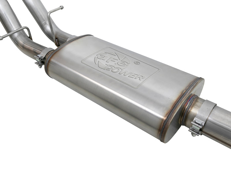 aFe Vulcan Series 4-3in 304SS Exhaust Cat-Back w/ Blk Tips 2019 GM Silverado/Sierra 1500 V8-6.2L