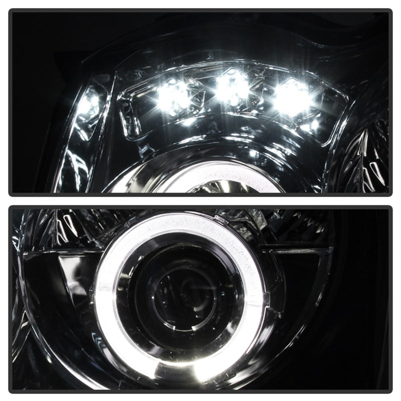 Spyder Jeep Grand Cherokee 05-07 Projector Headlights LED Halo LED Smke PRO-YD-JGC05-HL-SMC