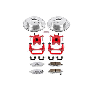 Power Stop 03-07 Nissan Murano Rear Z26 Street Warrior Brake Kit w/Calipers