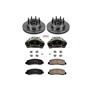 Power Stop 10-11 Ford F-350 Super Duty Front Autospecialty Kit w/Cals