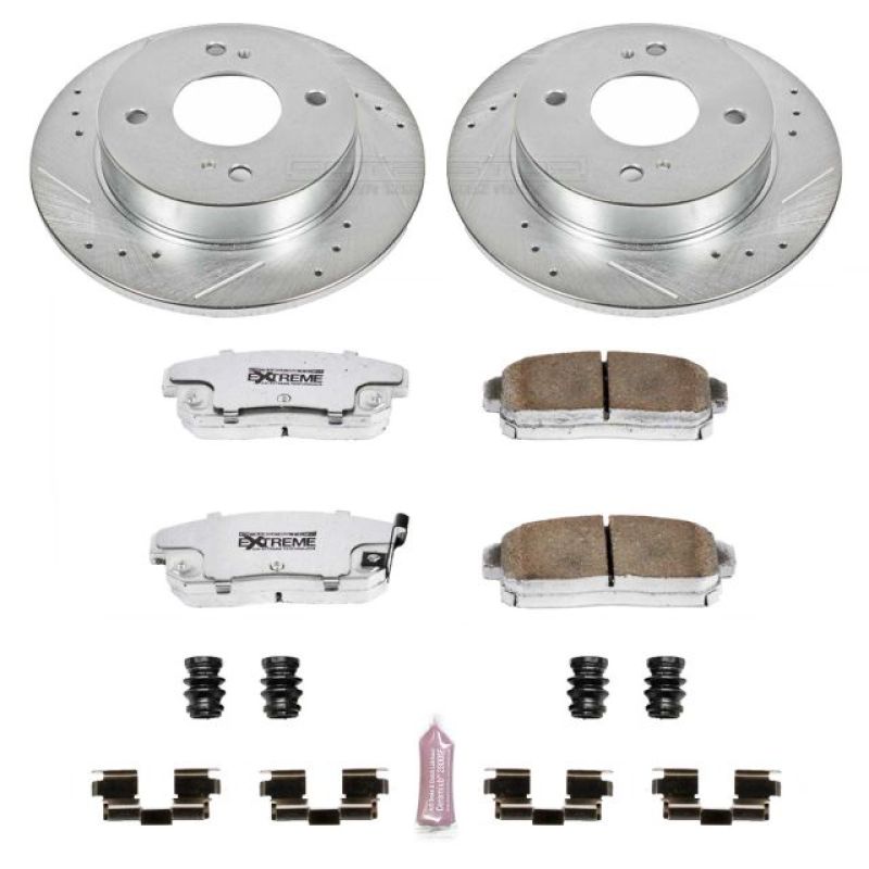 Power Stop 01-02 Infiniti G20 Rear Z26 Street Warrior Brake Kit