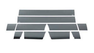 Putco 09-14 Ford F-150 Reg Cab 6.5 Short Box - 7in Wide (10pcs) Black Platinum Rocker Panels