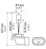 Hella Bulb 894 12V 375W Pgj13 T325