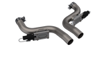 QTP 11-18 Dodge Challenger/Charger 5.7L 2.5in 304SS Aggressor Cutout Dual Mid Pipes