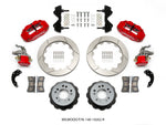 Wilwood Narrow Superlite 4R / MC4 Rear Kit 12.88 Red Currie Pro-Tour Unit Bearing Floater