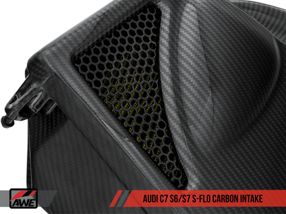 AWE Tuning Audi C7 S6 / S7 4.0T S-FLO Carbon Intake V2
