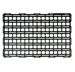 BuiltRight Industries 25in x 15.5in Tech Plate Steel Mounting Panel - Black