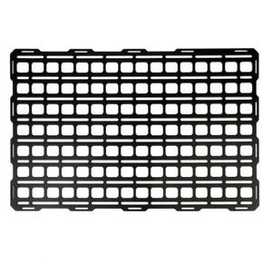 BuiltRight Industries 25in x 15.5in Tech Plate Steel Mounting Panel - Black