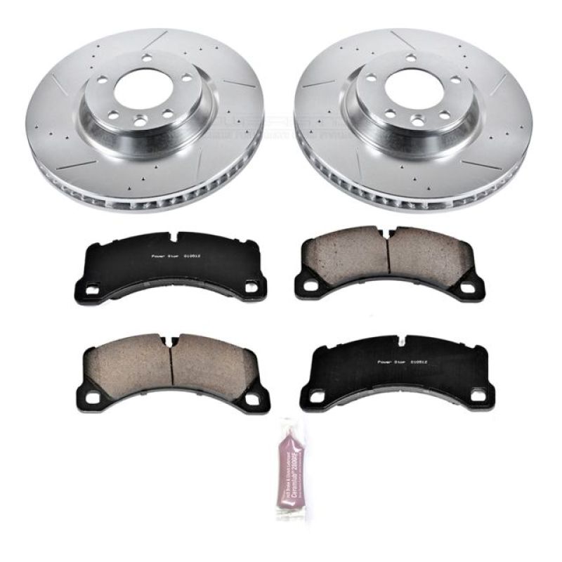 Power Stop 11-18 Porsche Cayenne Front Z23 Evolution Sport Brake Kit