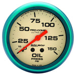 Autometer Ultra-Nite 66.7mm 0-150 PSI Mechanical Oil Pressure Gauge