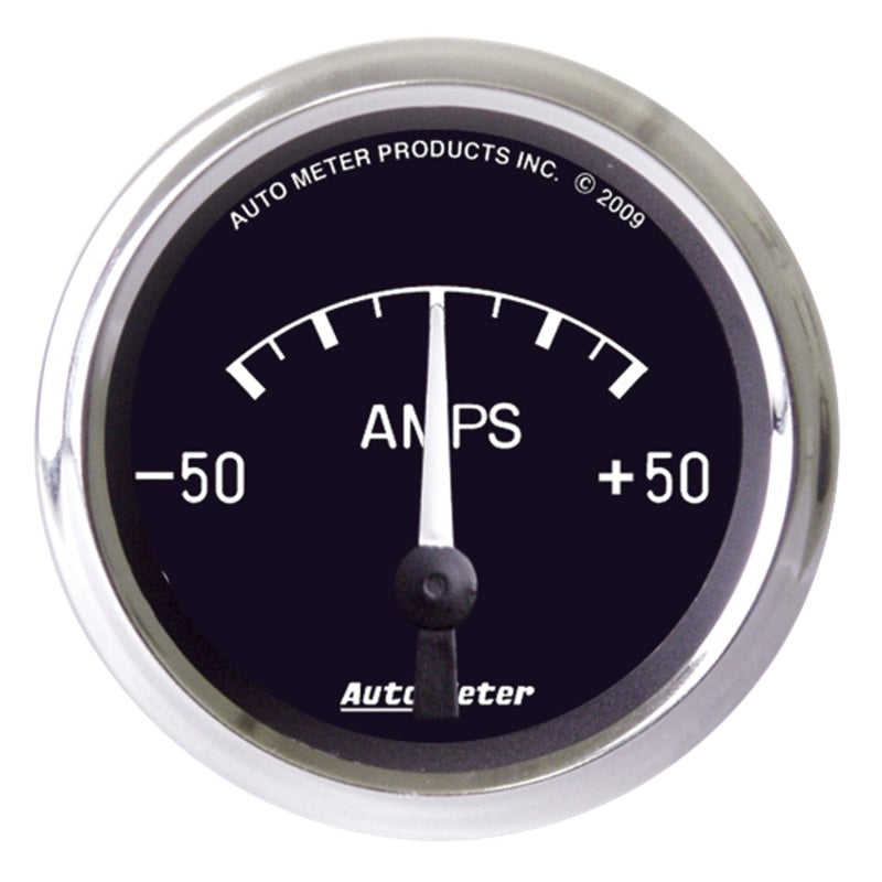 AutoMeter Gauge Ammeter 2-1/16in. 50A Electric Cobra