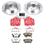 Power Stop 98-02 Honda Accord Rear Z26 Street Warrior Brake Kit w/Calipers