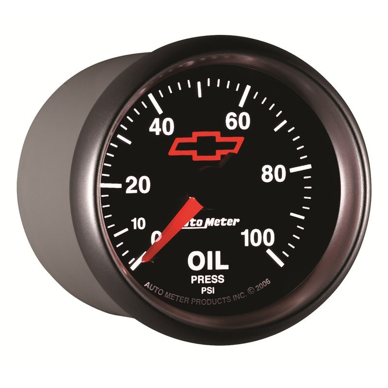 Autometer Sport-Comp II GM 52mm 0-100 PSI Mechanical Oil Pressure Gauge