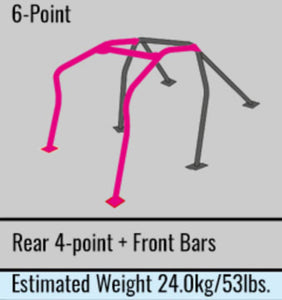 Cusco Steel 2 Passenger 6P Rollcage Safety 21 (CN9A)