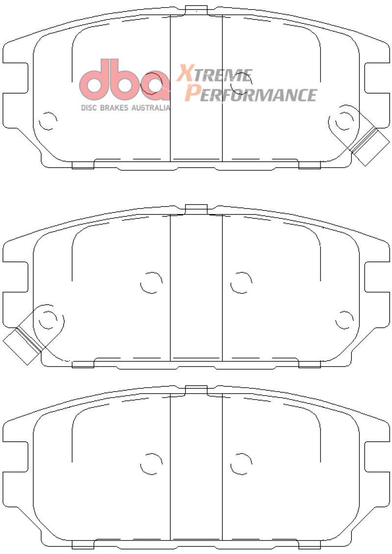 DBA 1994 Eagle Talon TSi (1st Gen) AWD XP Performance Front Brake Pads