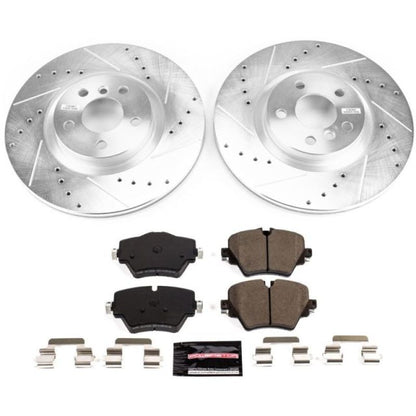 Power Stop 16-19 BMW X1 Front Z23 Evolution Sport Brake Kit