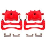 Power Stop 00-04 Cadillac DeVille Front Red Calipers w/Brackets - Pair