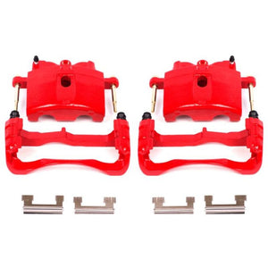 Power Stop 00-04 Cadillac DeVille Front Red Calipers w/Brackets - Pair