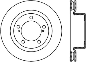 StopTech 08-13 Lexus LX 450/470/570 / 08-13 Land Cruiser Front Left Slotted CRYO-STOP Brake Rotor