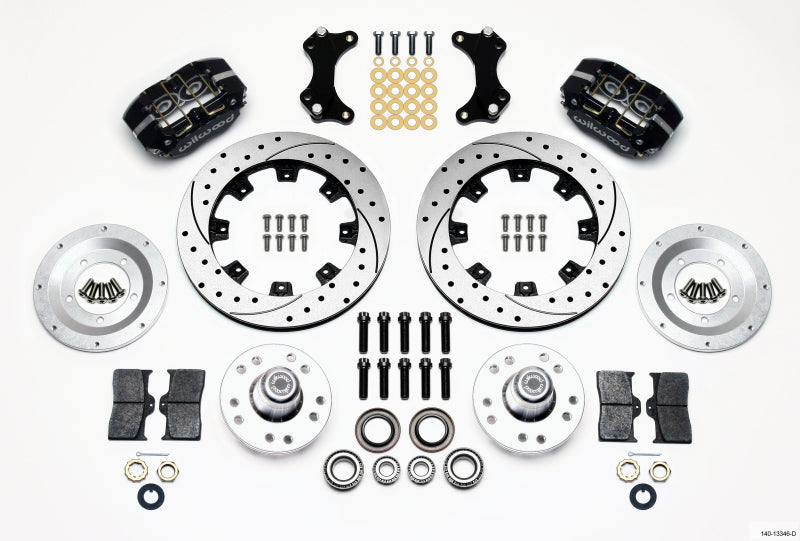 Wilwood Dynapro Dust-Boot Front Kit 12.19in Drilled WWE ProSpindle