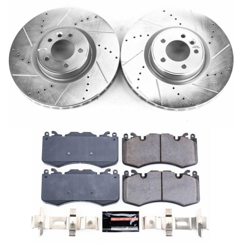 Power Stop 10-13 Land Rover Range Rover Sport Front Z23 Evolution Brake Kit