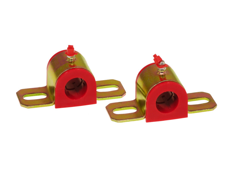 Prothane Universal Greasable Sway Bar Bushings - 25MM - Type B Bracket - Red