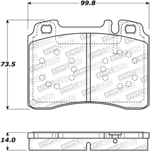 StopTech Street Brake Pads - Front