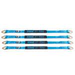 Mishimoto Vehicle Ratchet Tie-Down Kit (4 pack) Blue