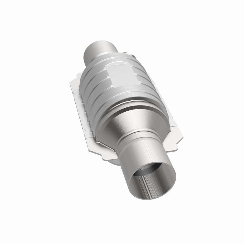 MagnaFlow Univ Cat Conv 2.5in Inlet/Outlet Ctr/Ctr Round 9in Body L x 5.125in W x 13in Overall L