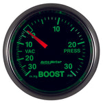 Autometer GS 52mm 30 In Hg.-Vac/30 PSI Mechanical Vacuum/Boost Gauge