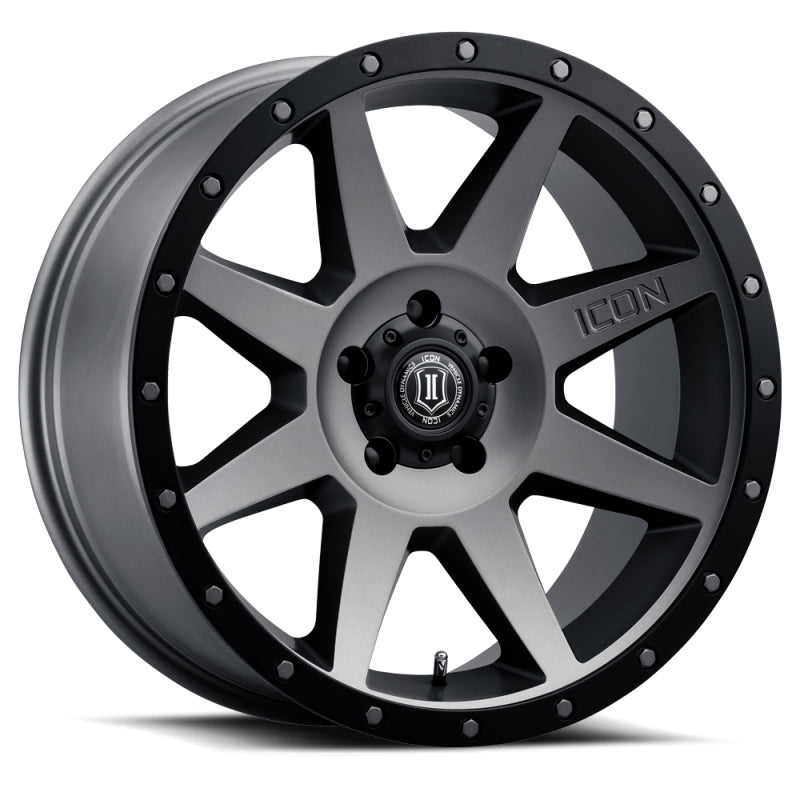 ICON Rebound 20x9 5x150 16mm Offset 5.625in BS Titanium Wheel