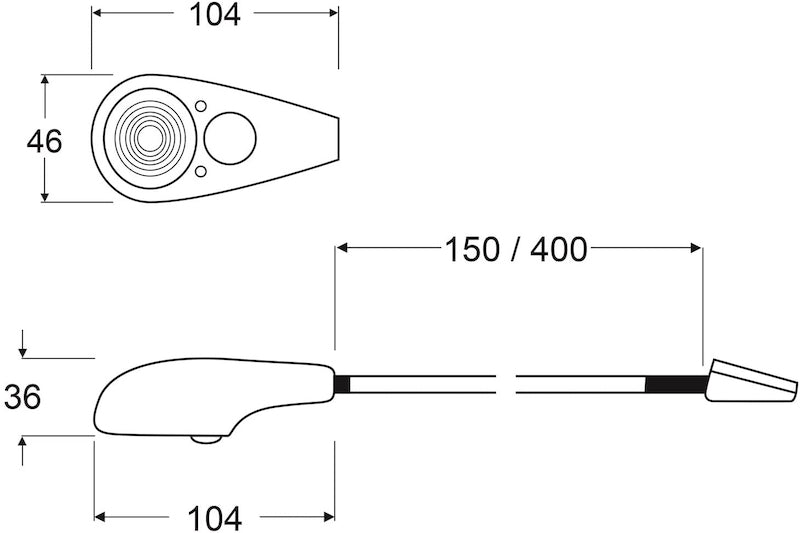 Hella Interiorlamp 150 Bic Md931V Black 2Ja