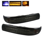 Xtune Chevy Silverado 99-02 LED Amber Bumper Lights Smoke CBL-CS99-LED-SM