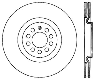 StopTech Cryo Slotted & Drilled Sport Brake Rotor - Right