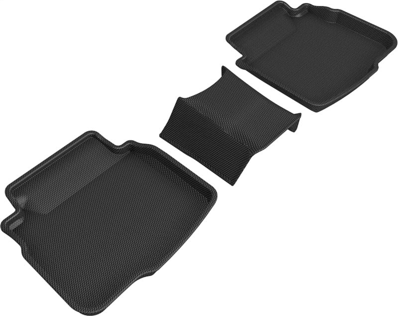 3D MAXpider Custom Fit Kagu Floor Mat For 20-22 Subaru Legacy / Outback - 2nd Row (Black)