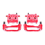 Power Stop 05-06 Saab 9-2X Front Red Calipers w/Brackets - Pair