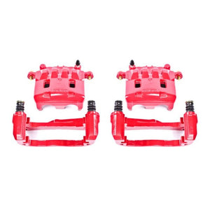 Power Stop 05-06 Saab 9-2X Front Red Calipers w/Brackets - Pair