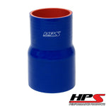HPS Performance Silicone Reducer HoseHigh Temp 4-ply Reinforced1" - 1-3/8" ID4" LongBlue