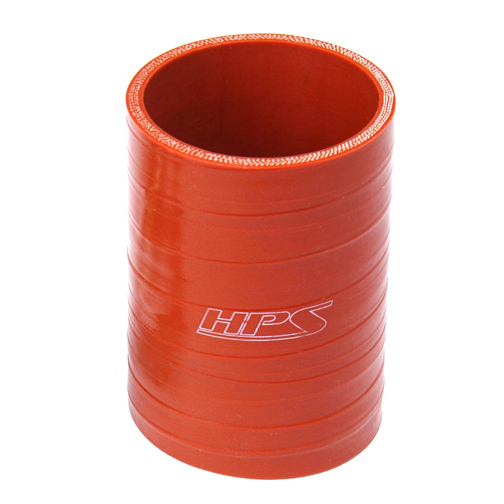 HPS Performance Silicone Coupler HoseUltra High Temp 4-ply Reinforced2-1/4" ID4" LongOrange